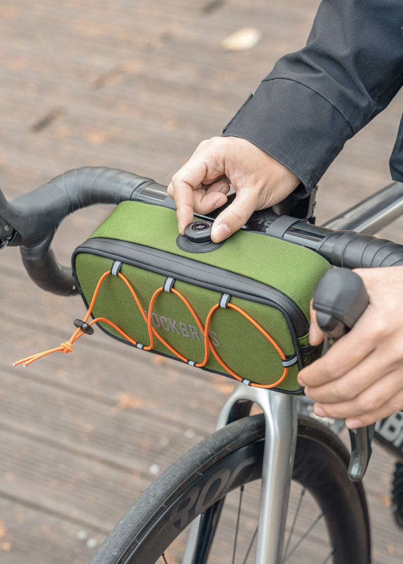 Load image into Gallery viewer, ROCKBROS Square Handlebar Bag-Road to sky
