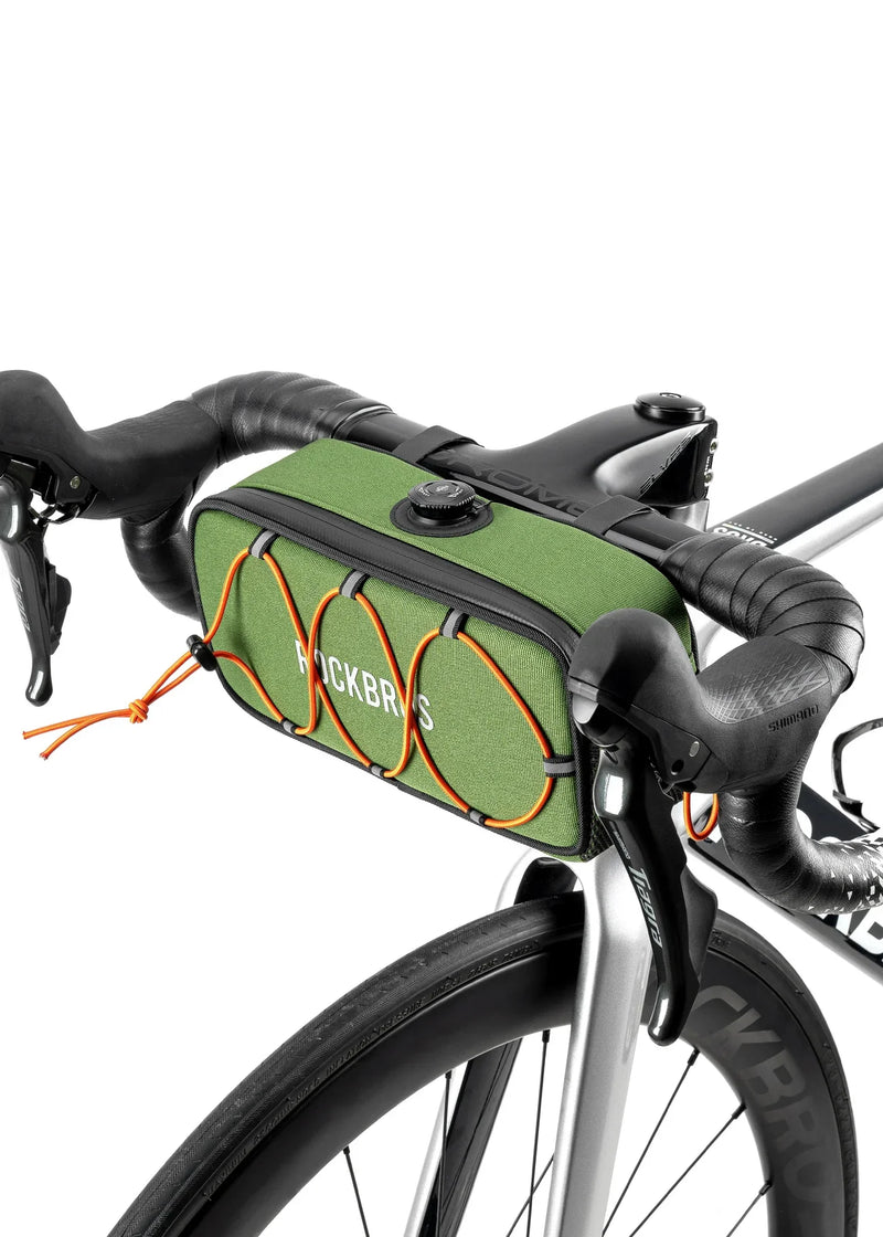 Load image into Gallery viewer, ROCKBROS Square Handlebar Bag-Road to sky

