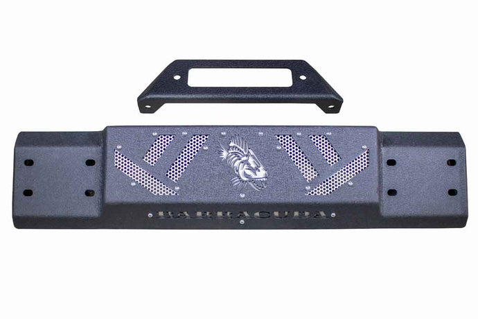 Alt text: inchFishbone Offroad Barracuda Modular Bumper for 2007-Current Jeep Wrangler JK, JKU, JL, JLU & Gladiator JTinch