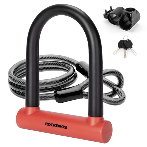 Load image into Gallery viewer, ROCKBROS Heavy Duty Anti Theft Bike U Lock for Bikes eBikes Motorcycles Scooters
