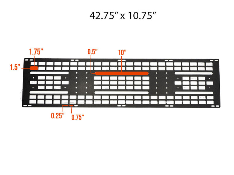 Load image into Gallery viewer, Victory 4x4 Roof Rack Mounted MOLLE Gear Panel
