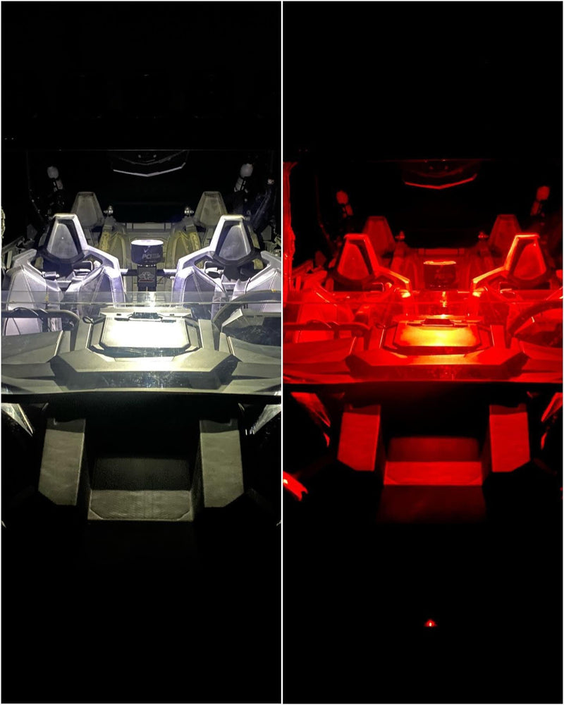 Load image into Gallery viewer, Interior Dome Light With White &amp; Red LEDs
