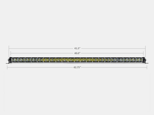 42inch Slim Single Row LED Bar (Amber)