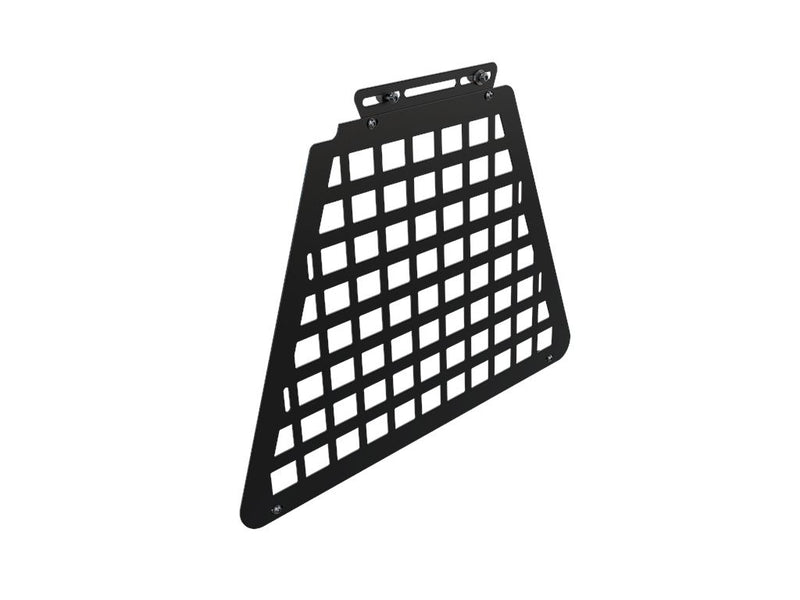 Load image into Gallery viewer, Alt text: &quot;Front Runner Pro Bed Rack Headache Molle Panel, black, grid-patterned storage accessory for vehicle organization.&quot;
