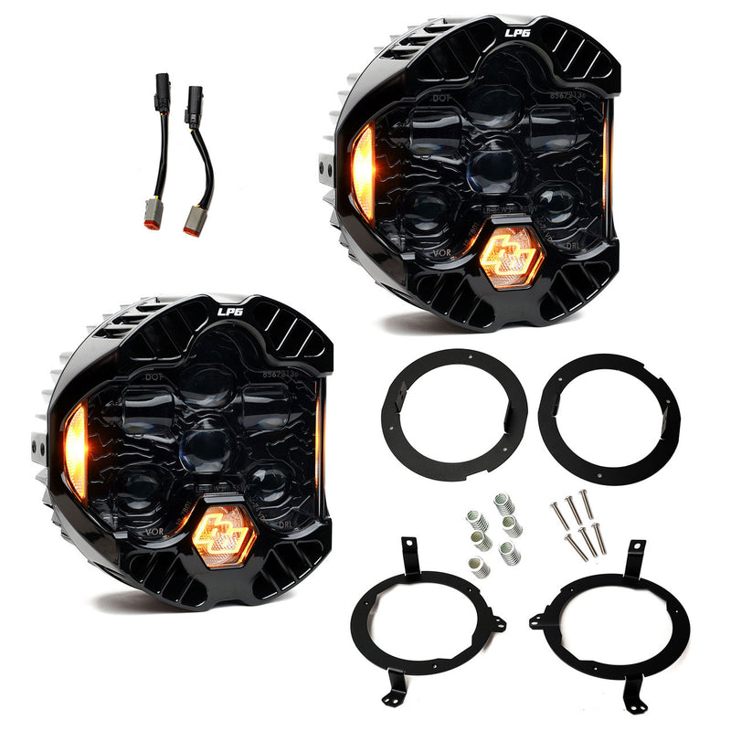 Load image into Gallery viewer, Baja Designs DOT LP6 LED Headlight Kit - Jeep 2018-2025 Wrangler JL; 2020-2025 Gladiator JT; NOTE w/LED Headlights
