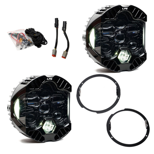 Baja Designs DOT LP6 LED Headlight Kit - Jeep 2007-2018 Wrangler JK