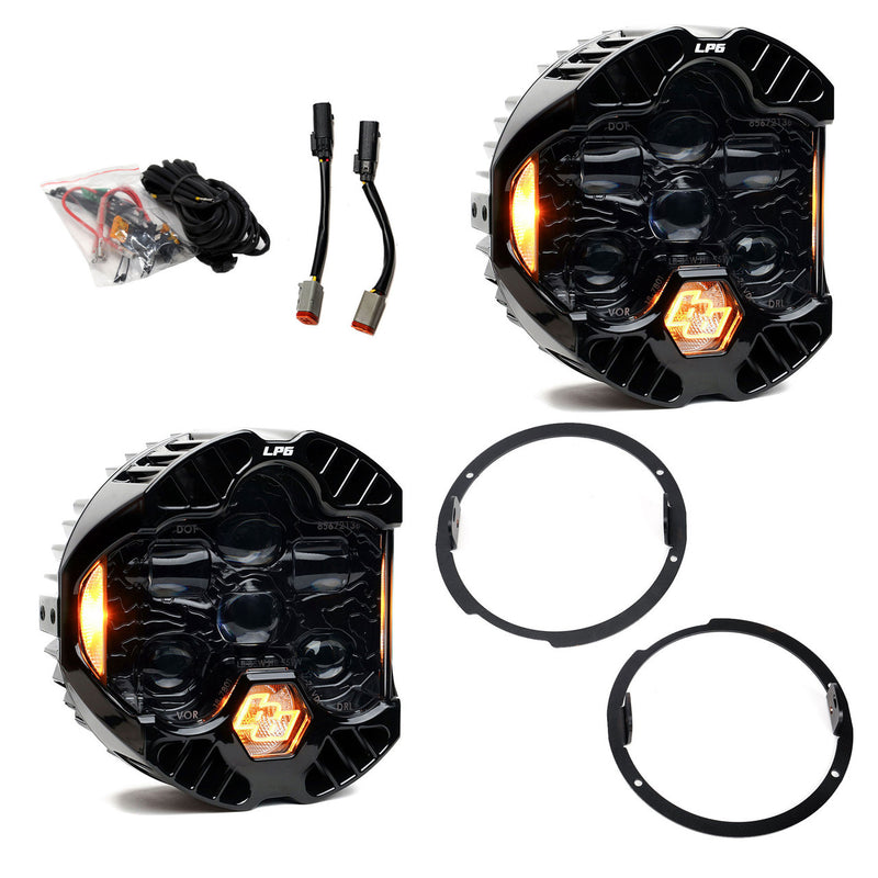 Load image into Gallery viewer, Baja Designs DOT LP6 LED Headlight Kit - Jeep 2007-2018 Wrangler JK
