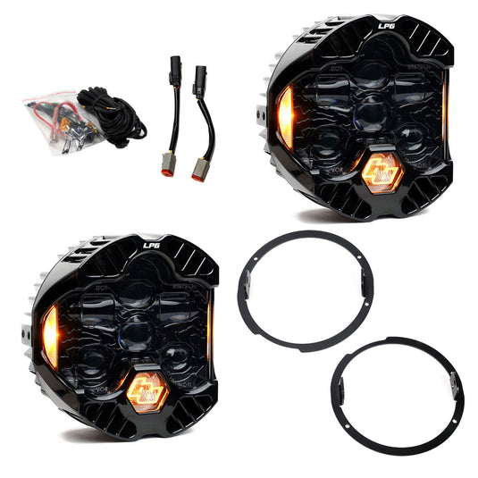 Baja Designs DOT LP6 LED Headlight Kit - Jeep 2007-2018 Wrangler JK