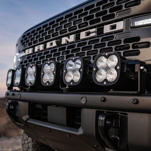 Baja Designs Ford XL Linkable Bumper Light Kit - Ford 2021-2025 Bronco; 2022-2025 Bronco Raptor; NOTE: w/ OE Steel Bumper