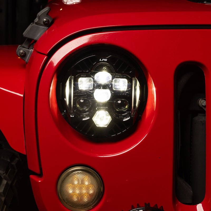 Load image into Gallery viewer, Baja Designs DOT LP6 LED Headlight Kit - Jeep 2007-2018 Wrangler JK
