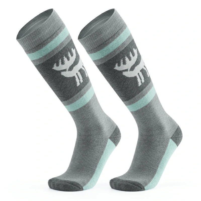 Load image into Gallery viewer, Qunature Wool Ski Socks Winter Warmth Shock Absorption for Skiing Comfort
