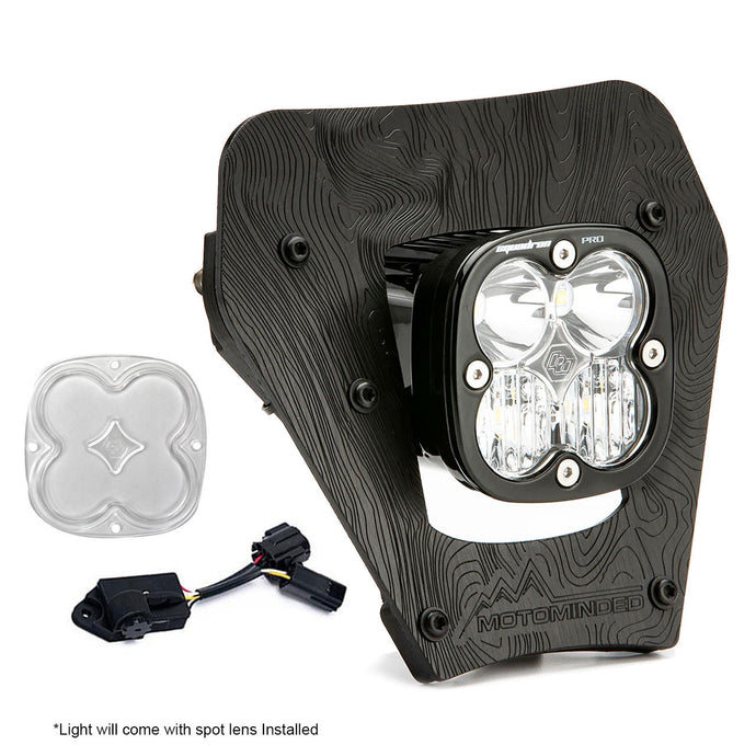 Baja Designs KTM Squadron Pro (D/C) LED Headlight Kit w/ Dimmer - 2024-2025 KTM EXC-F, XCF-W, XC-W