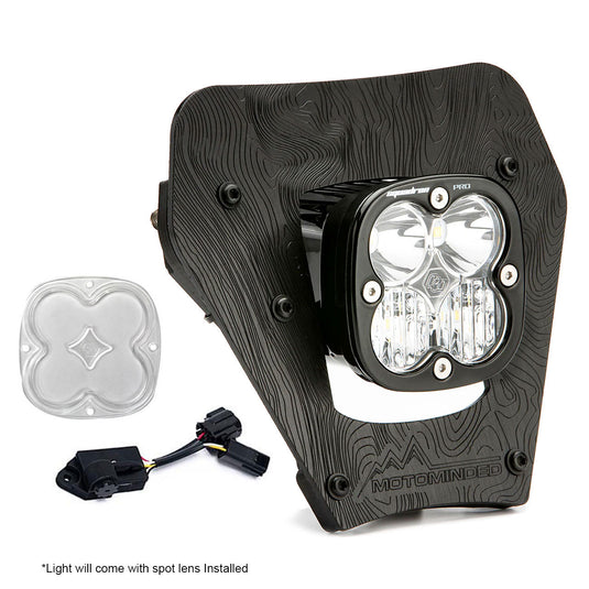 Baja Designs KTM Squadron Pro (D/C) LED Headlight Kit w/ Dimmer - 2024-2025 KTM EXC-F, XCF-W, XC-W