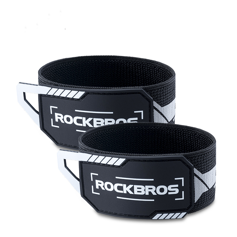Load image into Gallery viewer, ROCKBROS Anti-Roll Chain Riding Leg Straps Adjustable Reflective
