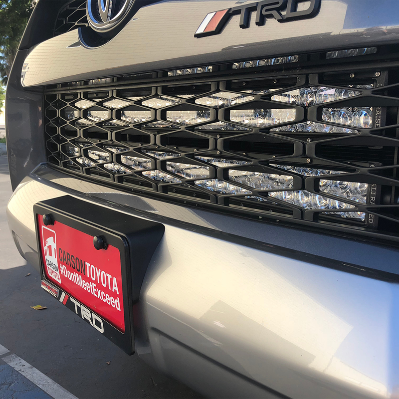 Load image into Gallery viewer, 32" Hidden Grille LED Light Bar Brackets Kit Fits 2014-2024 Toyota 4Runner

