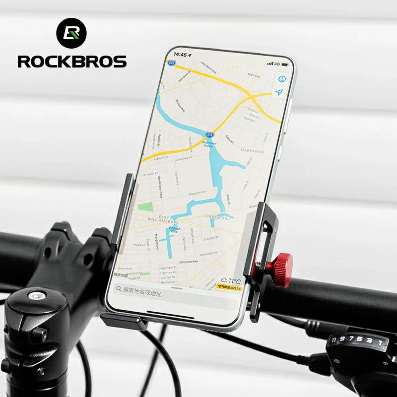 Load image into Gallery viewer, ROCKBROS S Clip Ring Bike Phone Holder for 4.7–7.09" Phones
