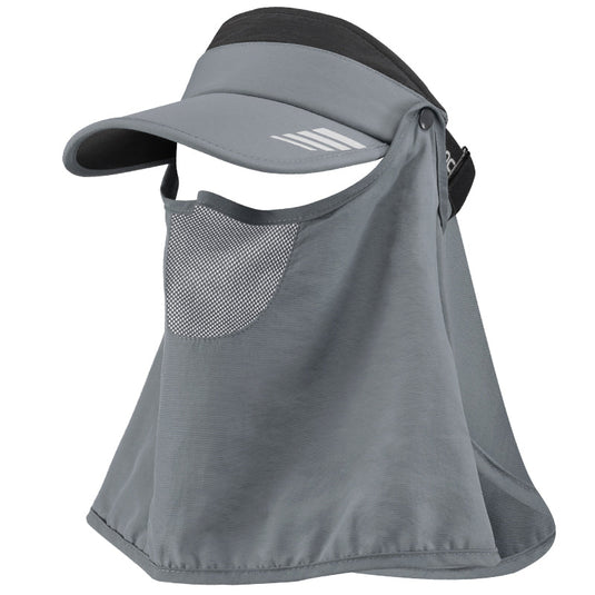 ROCKBROS Ice Silk Full Face Sunhat 360° Anti-UV Adjustable Hiking Fishing Cap
