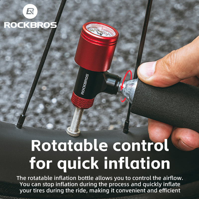 Load image into Gallery viewer, ROCKBROS CO2 Inflator for Bike Tires 160PSI
