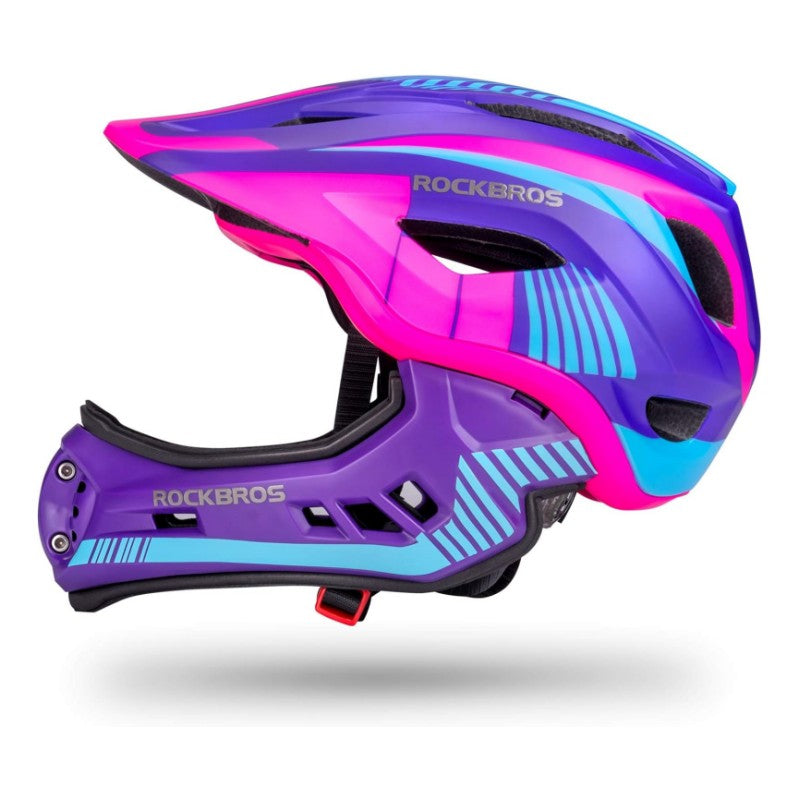 Load image into Gallery viewer, ROCKBROS Kids Full Face Helmet Detachable for Youth Child Boys Girls Ages 3-16
