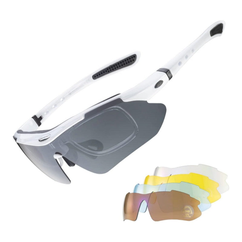 Load image into Gallery viewer, Slim Polarized Sports Sunglasses with 4 Lenses
