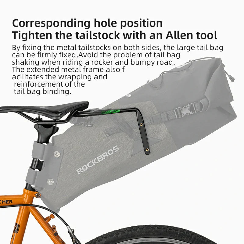 Load image into Gallery viewer, Multifunction Saddle Rail Rear Rack
