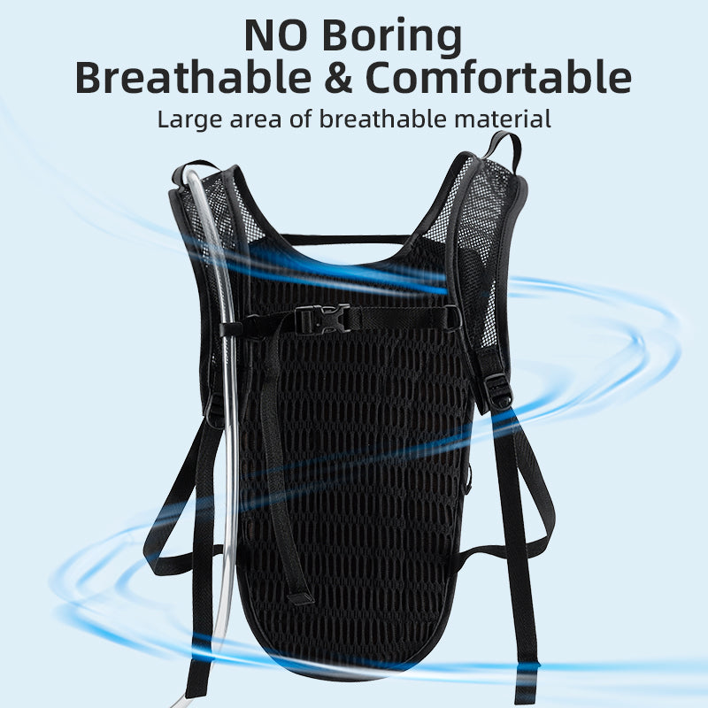 Load image into Gallery viewer, ROCKBROS Hydration Pack with 2L Leak-Proof Bladder for Hiking, Cycling, Running
