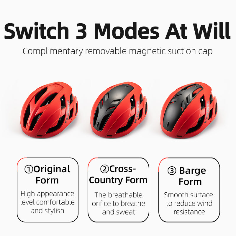Load image into Gallery viewer, ROCKBROS Cycling MTB Road Bike Helmet Integrally Magnetic Cover Bicycle Helmet
