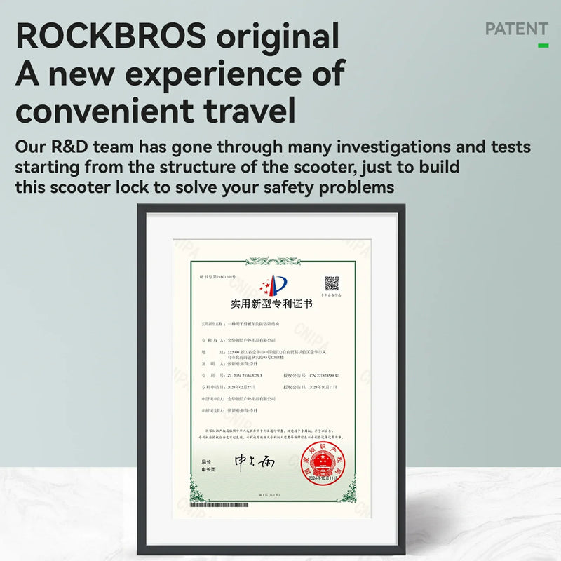 Load image into Gallery viewer, ROCKBROS U-Lock and Cable Scooter Bike Lock
