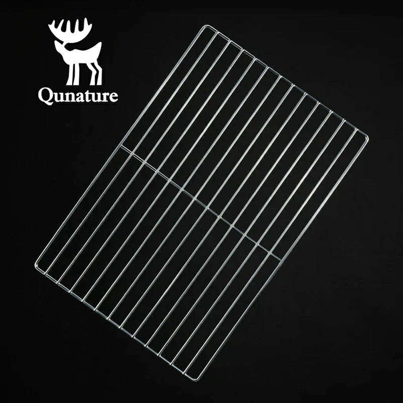 Load image into Gallery viewer, Qunature Durable Iron Chrome BBQ Grill Net with Rounded Corners for Easy Use

