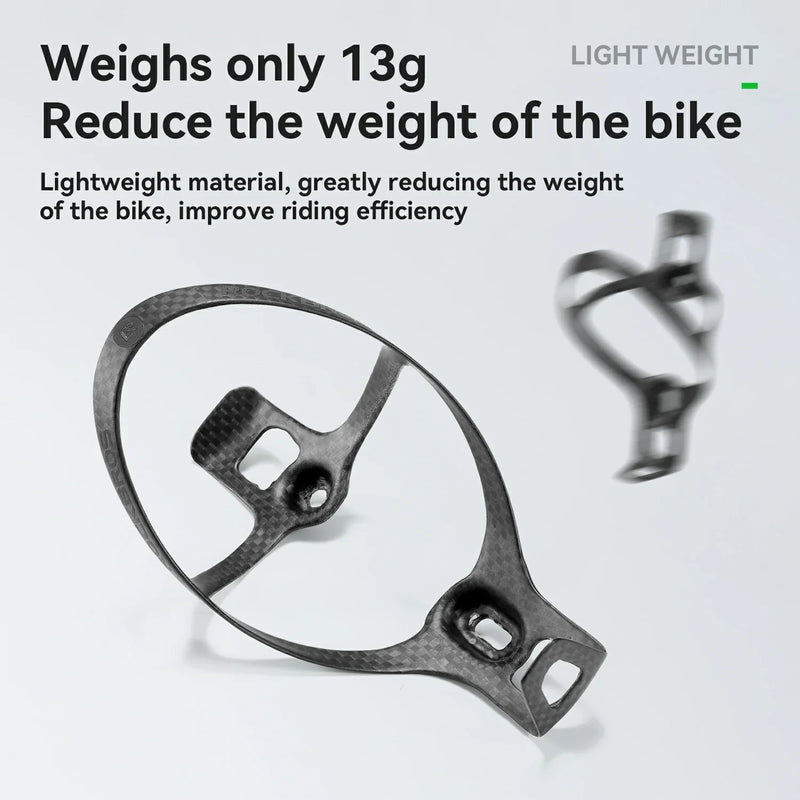 Load image into Gallery viewer, ROCKBROS 100% Carbon Fiber  13g Ultra-Light Bike Water Bottle Holder
