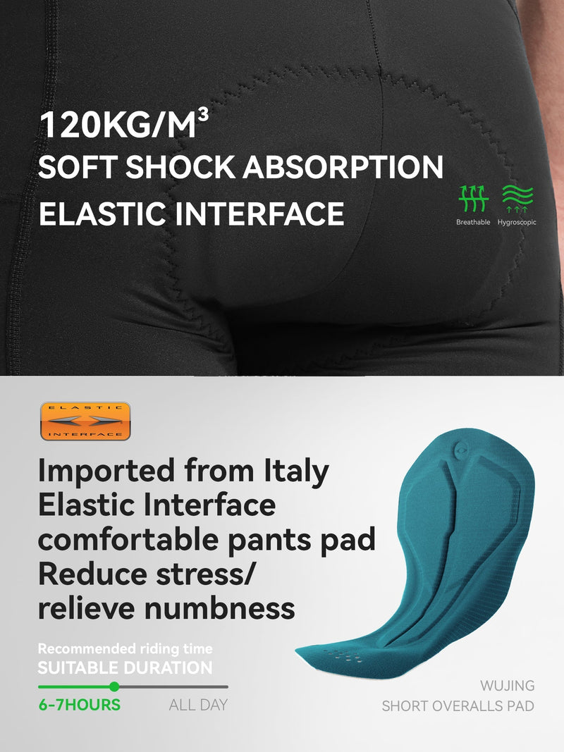 Load image into Gallery viewer, Road to Sky - Elastic Interface® Chamois Men’s  Bib Shorts
