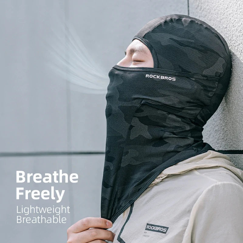 Load image into Gallery viewer, ROCKBROS Summer Ice Silk Balaclava Face Mask

