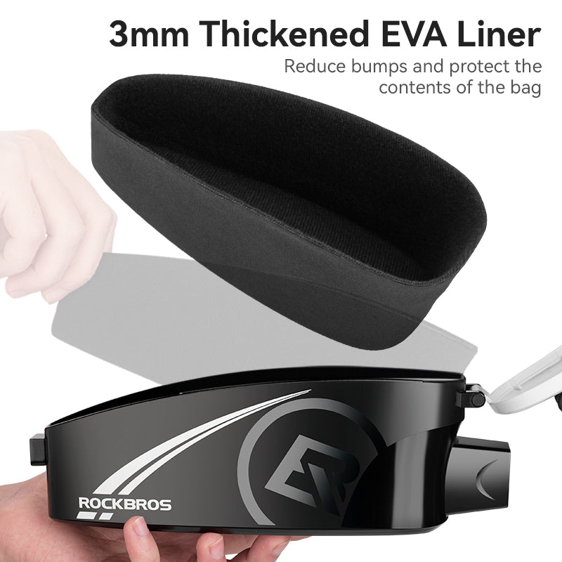 Load image into Gallery viewer, ROCKBROS Bike Frame Phone Bag with Hard Case for Cellphones Below 6.8"
