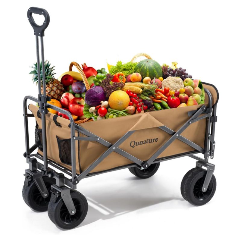 Load image into Gallery viewer, Qunature 330LB Capacity Foldable Wagon
