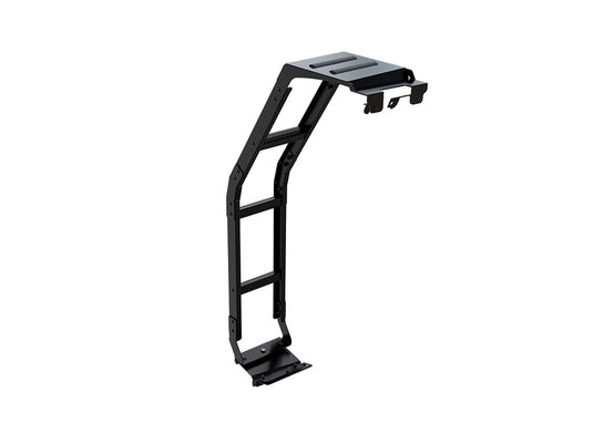 Black Front Runner ladder specifically designed for the Toyota Sequoia, model years 2023-current, isolated on a white background.