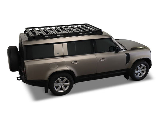 Land Rover Defender 130 with Front Runner Slimline II Roof Rack Kit installed