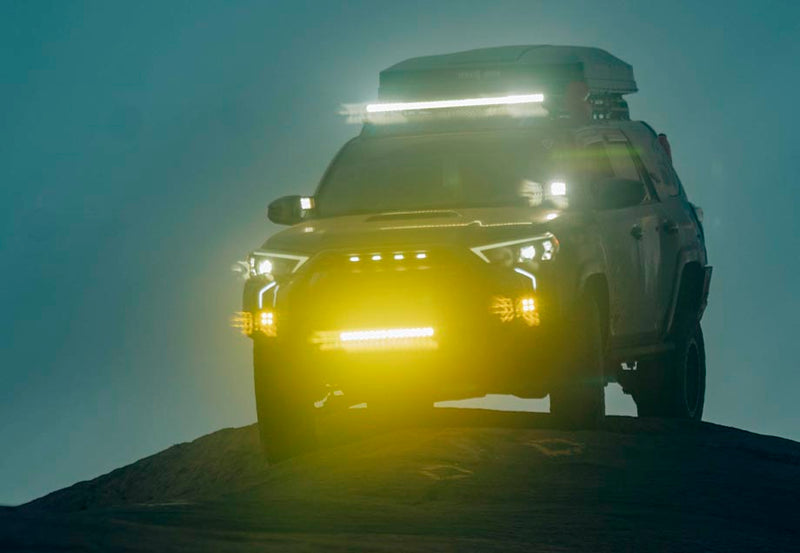 Load image into Gallery viewer, Low Profile LED Ditch Light Brackets Kit For 2010-2024 Toyota 4Runner
