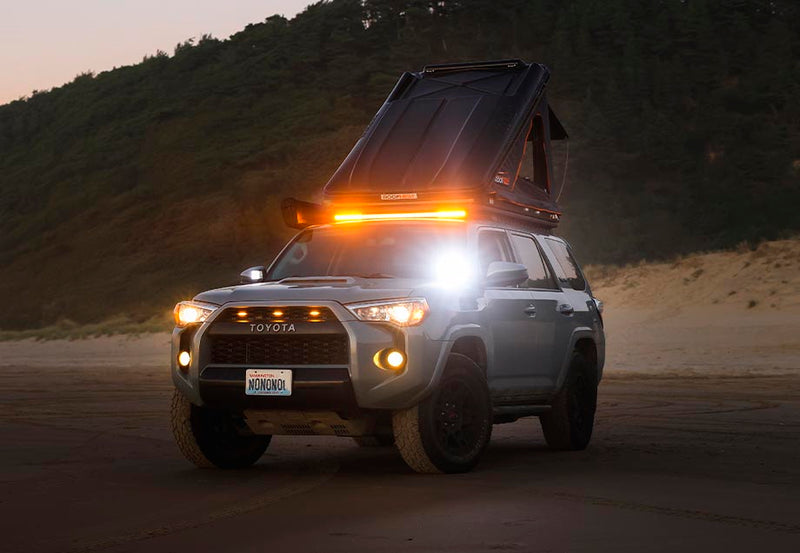 Load image into Gallery viewer, Low Profile LED Ditch Light Brackets Kit For 2010-2024 Toyota 4Runner

