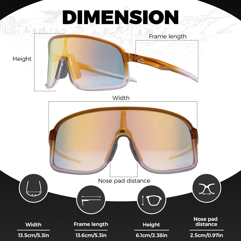 Load image into Gallery viewer, Polarized Photochromic Cycling Sunglasses
