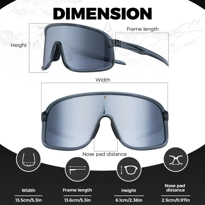Load image into Gallery viewer, Polarized Photochromic Cycling Sunglasses
