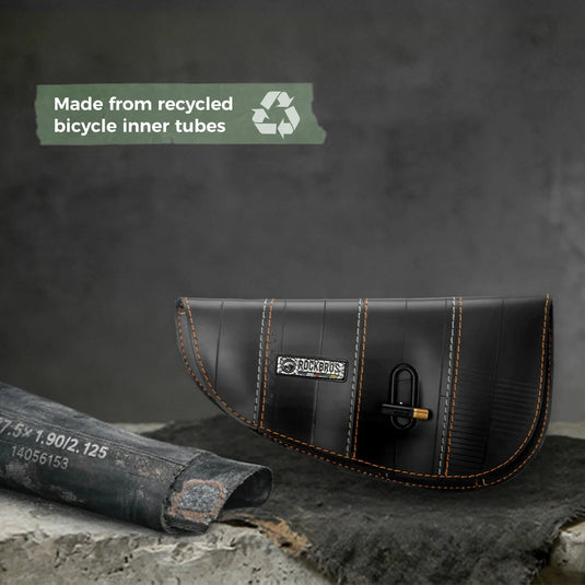 Sustainable Eco-Friendly Recycled Tire Bike Frame Bag 0.5L ROAD TO SKY