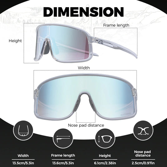 Polarized Photochromic Cycling Sunglasses