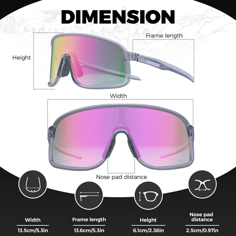 Load image into Gallery viewer, Polarized Photochromic Cycling Sunglasses

