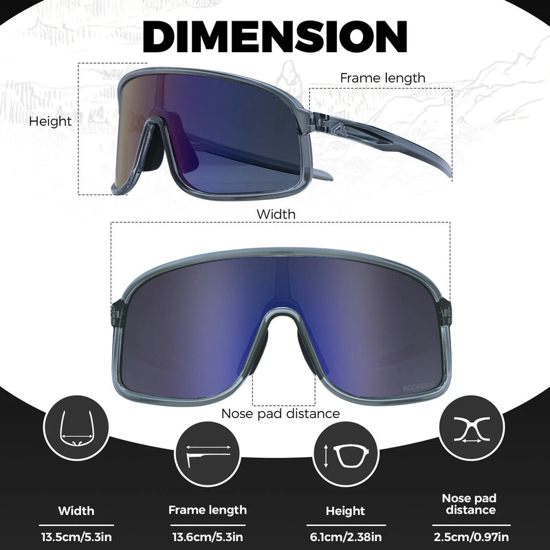 Load image into Gallery viewer, Polarized Photochromic Cycling Sunglasses
