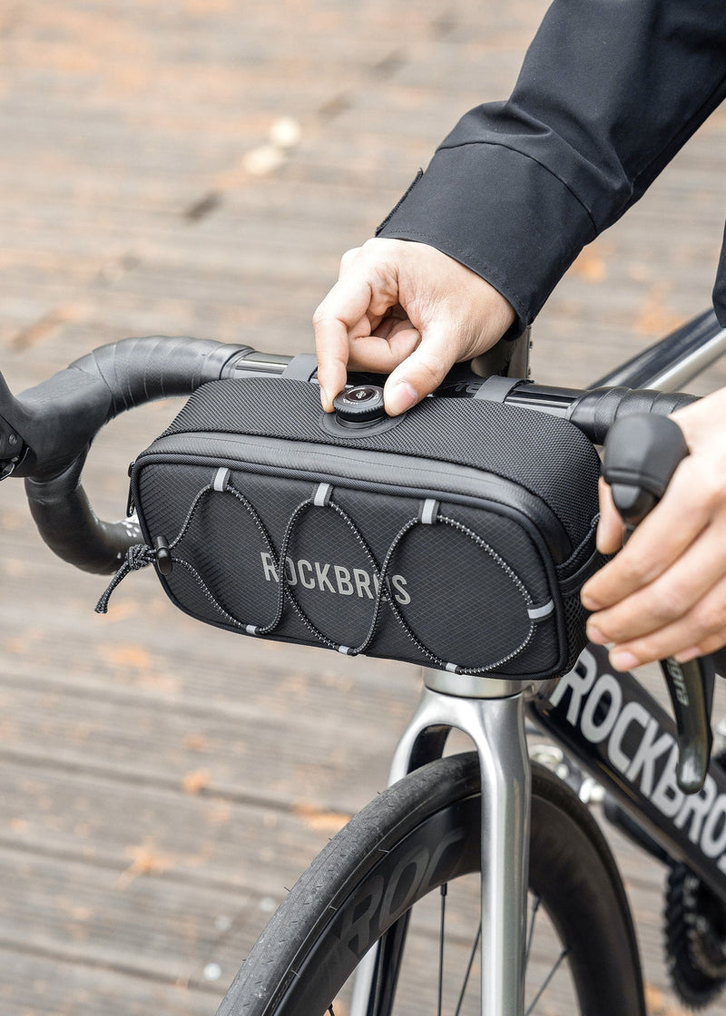 Load image into Gallery viewer, ROCKBROS Square Handlebar Bag-Road to sky
