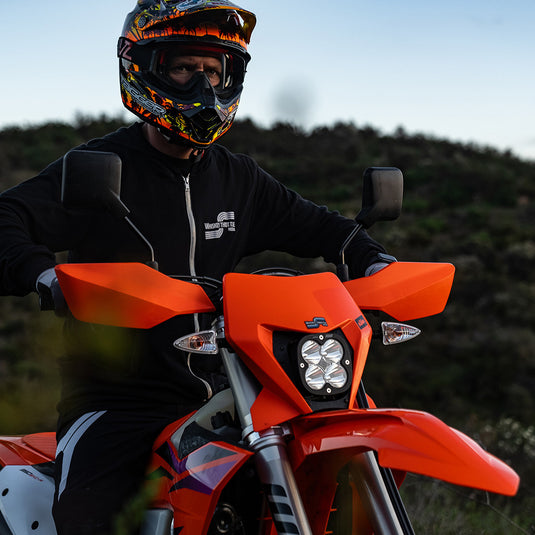 Baja Designs KTM XL80 (D/C) Headlight Kit /w Dimmer - KTM 2024-On 350 EXC-F;500 EXC-F; 450 XCF-W; 350 XW-F; 500 XW-F