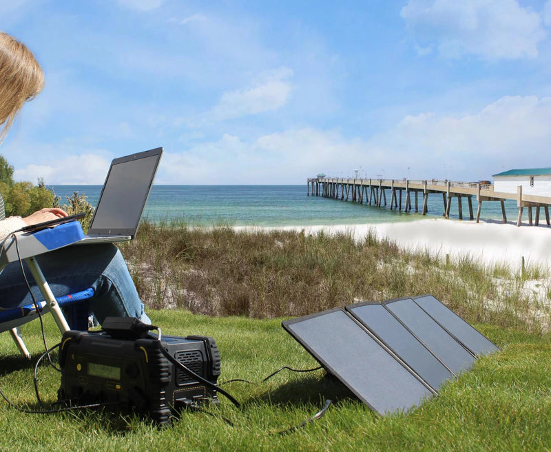 Load image into Gallery viewer, Lion Energy 50W 12V Foldable Solar Panel
