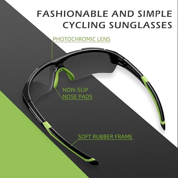 Load image into Gallery viewer, Adaptive Lens Photochromic Cycling Sunglasses
