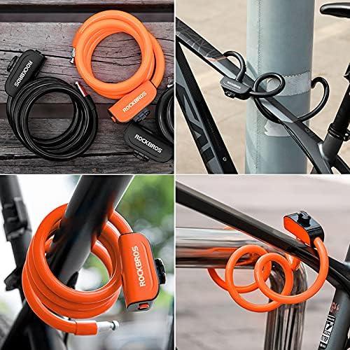 Load image into Gallery viewer, ROCKBROS 3ft Bike Cable Lock - Secure, Lightweight with Mounting Bracket
