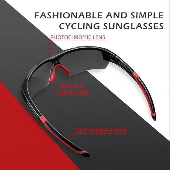Load image into Gallery viewer, Adaptive Lens Photochromic Cycling Sunglasses
